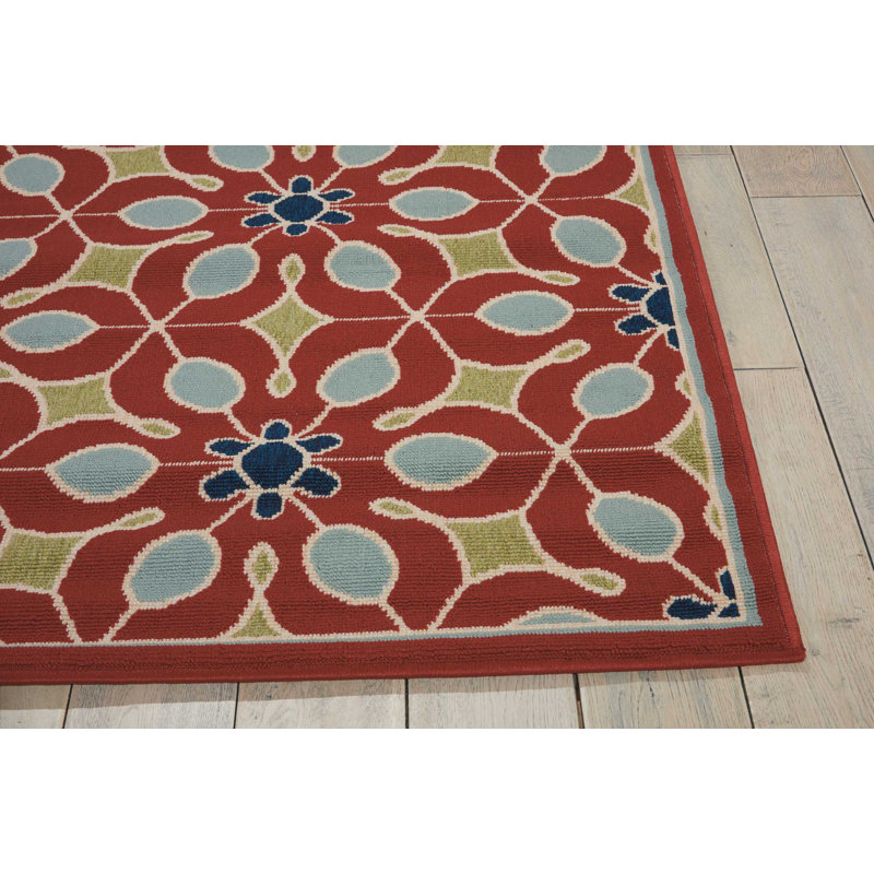 Tapis intérieur / extérieur Caragan, Rectangle 2 pi 6 po x 4 pi