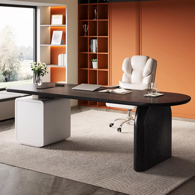 Solid Wood Writing Desk, 29.53" H x 70.87" W x 31.5" D