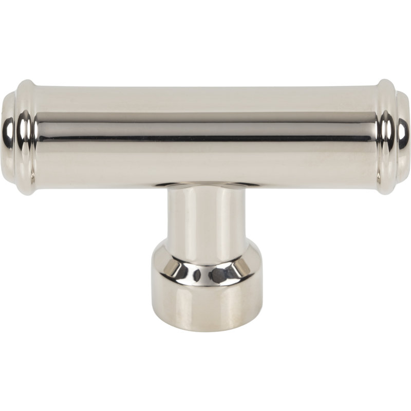 Lavington 2 1/4" Length Bar Knob, Polished Nickel