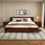 GRAND LIT EN BOIS DE pin massif, STABLE ET STABLE, PAS DE BOÎTE À RESSORTS NÉCESSAIRE, FINITION JAUNE RUSTIQUE-646603277-646603274