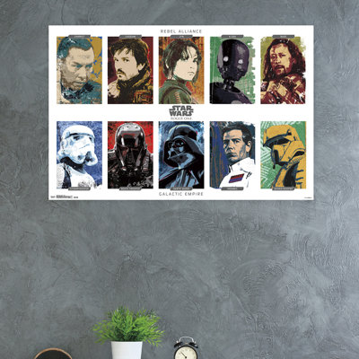 Characters Paper Print