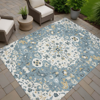 Tapis traditionnel lavable à la machine intérieur / extérieur ACN2463