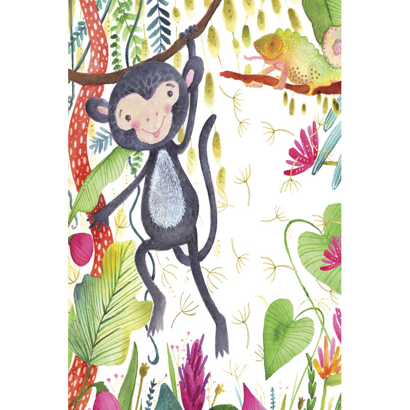 Hangin' Around II by Larisa Hernandez - Painting, 122 cm H x 81 cm W, Black Floater Framed