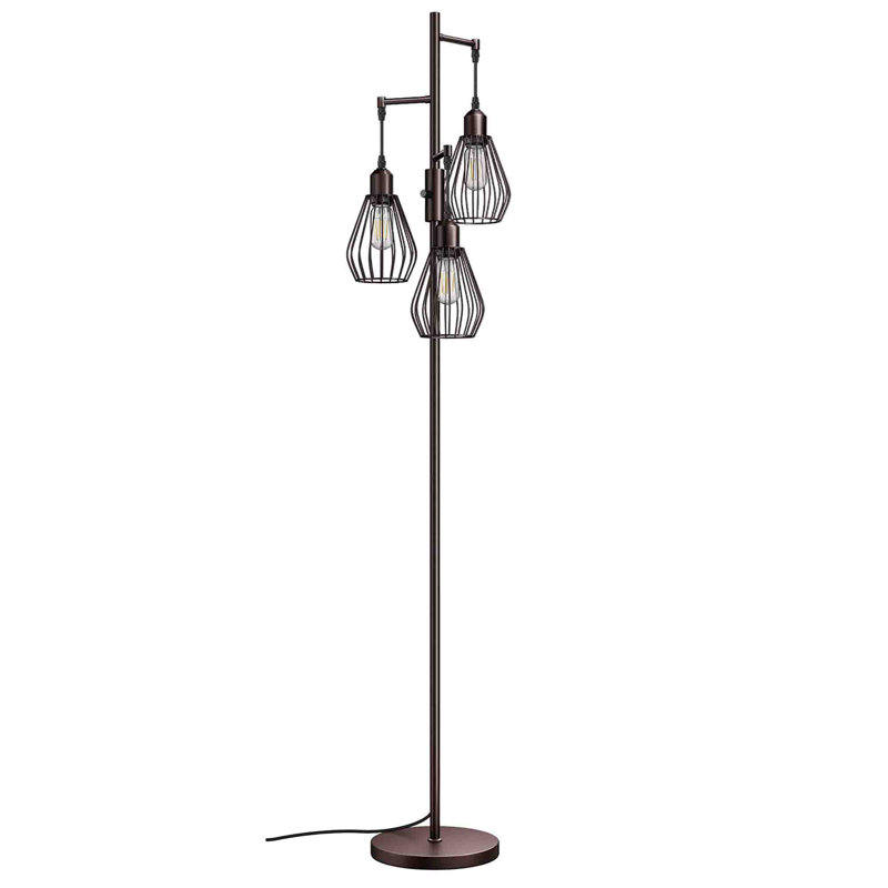 Benoto 166cm Tree Floor Lamp, Brown