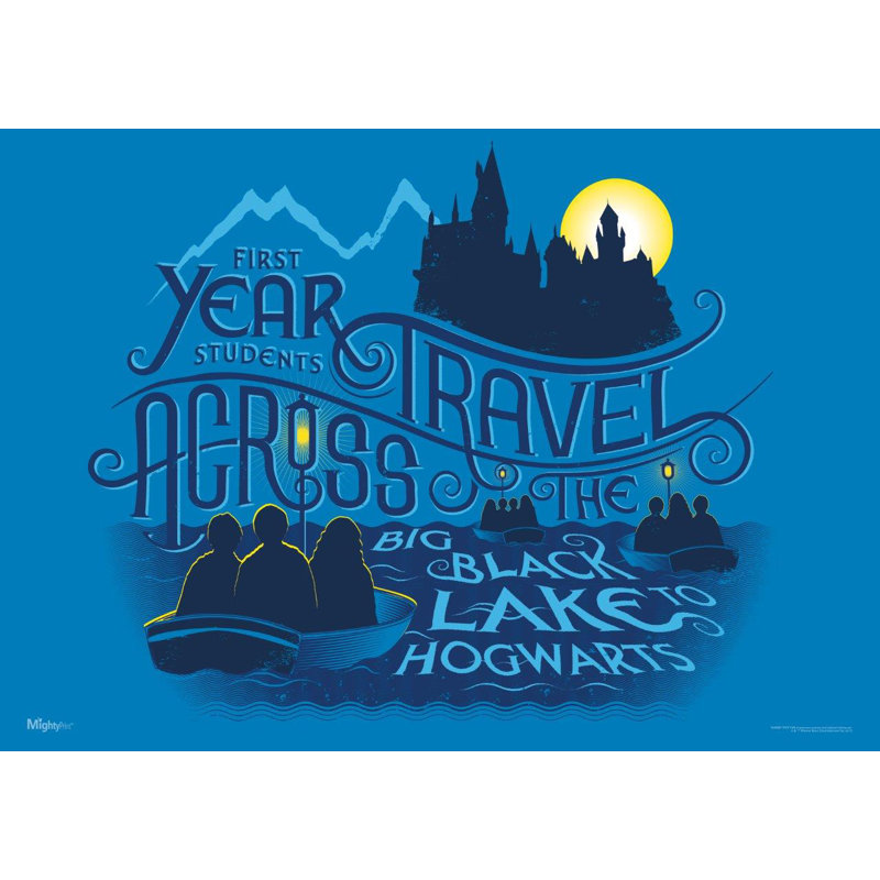 Décoration murale Harry Potter Hogwarts Black Lake