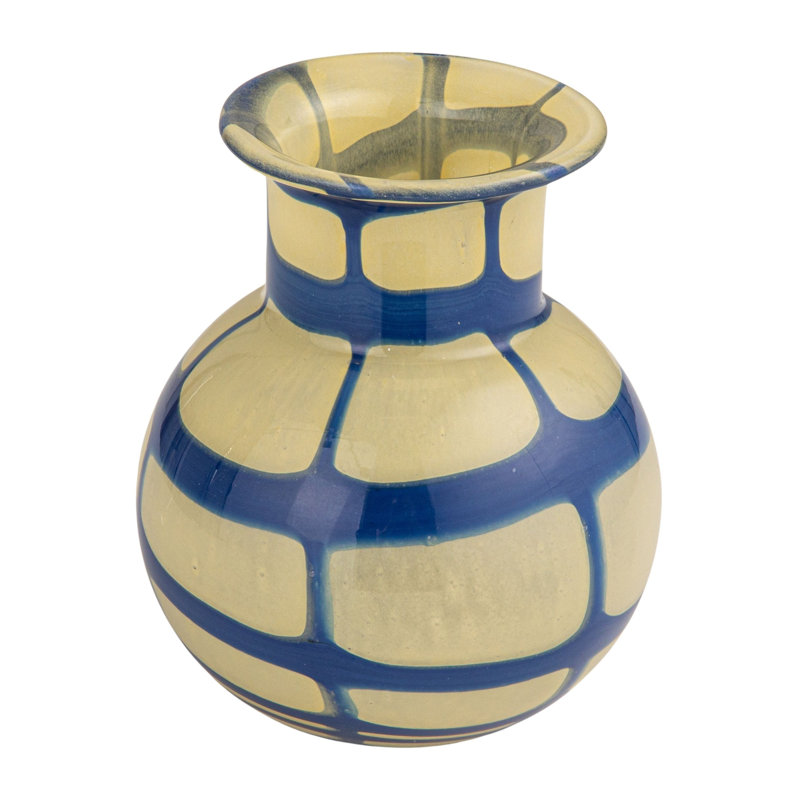 Vase en verre avec design