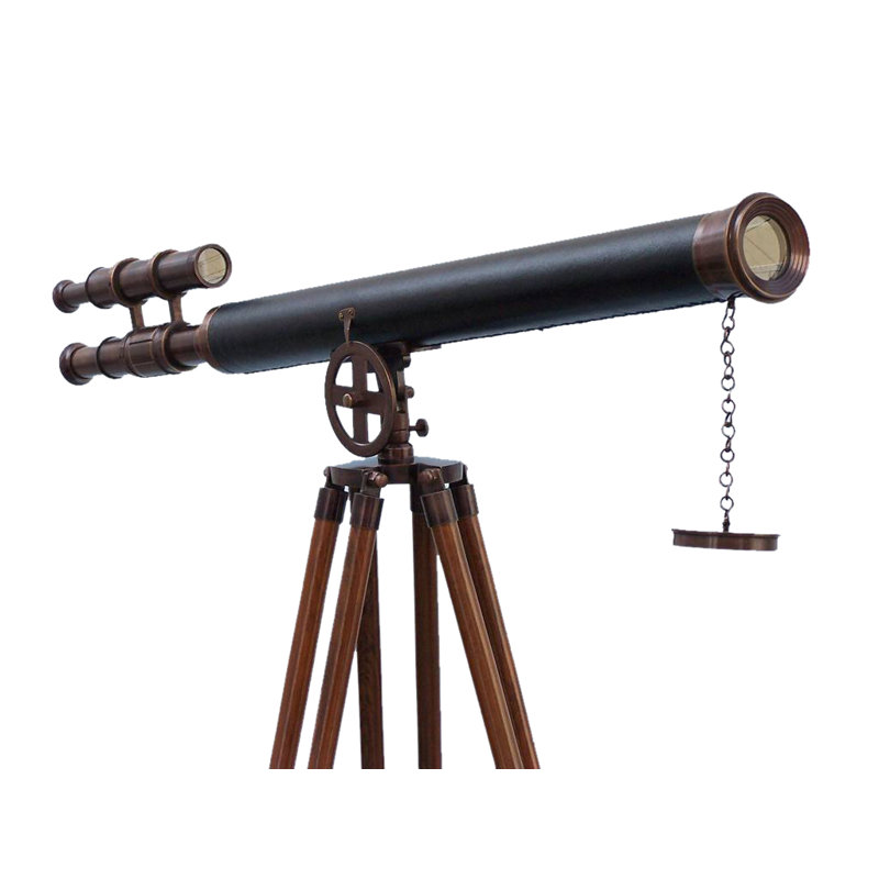 Télescope Tamara Griffith Astro, Bronze / noir cuir