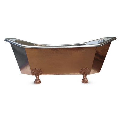 1790mm x 838mm Freestanding Standard Copper Bathtub