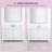 48" White Engineered Stone Bathroom Vanity Backsplash