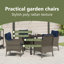 4 - Person Patio Dining Set with Square Table