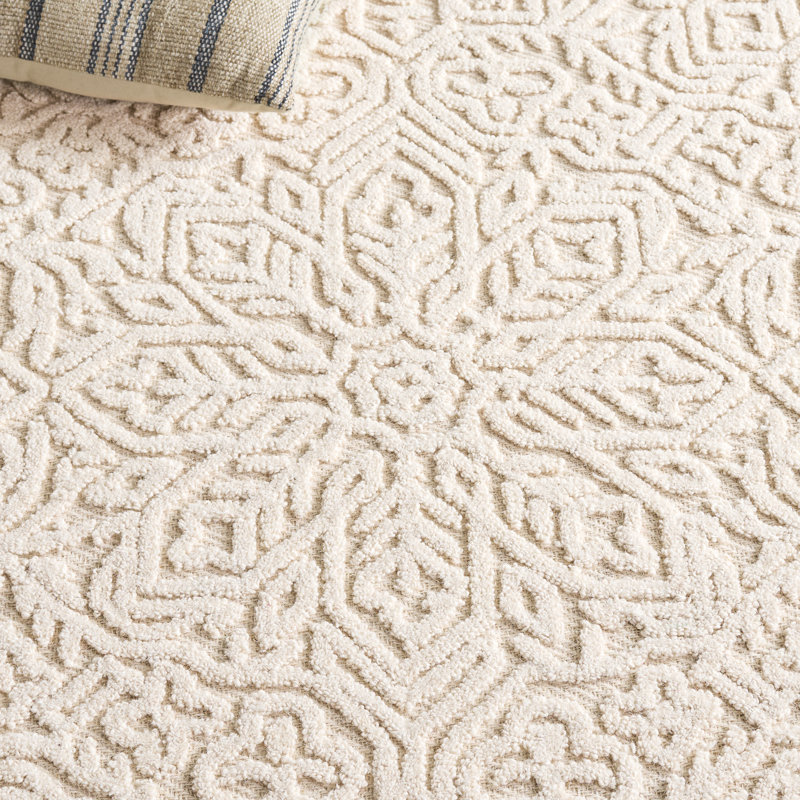 Textural 111 touffeté à la main 80% laine; Tapis oriental 20% coton, Rectangle 6 pi x 9 pi