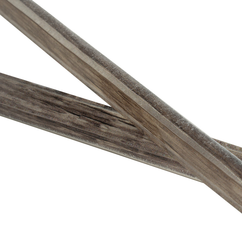 Carreau de crayon en verre 12 po x 0,6 po gris, Blanc / gris