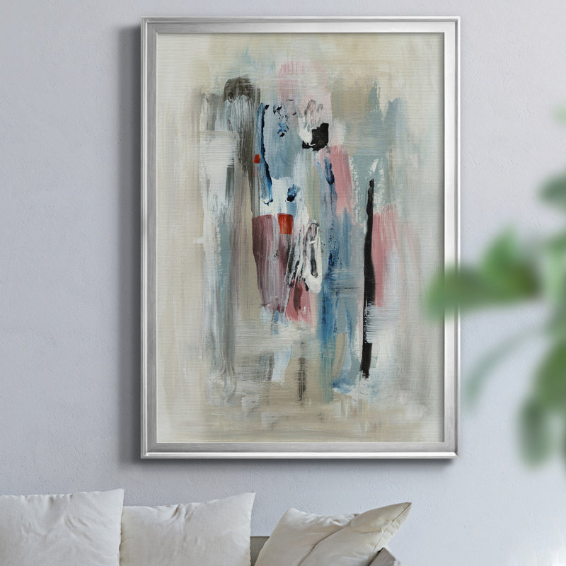 «Rain Shadow II» par J Paul, reproduction d'art sur toile, H 30,5 po x l 42,5 po x P 1,5 po, Argent