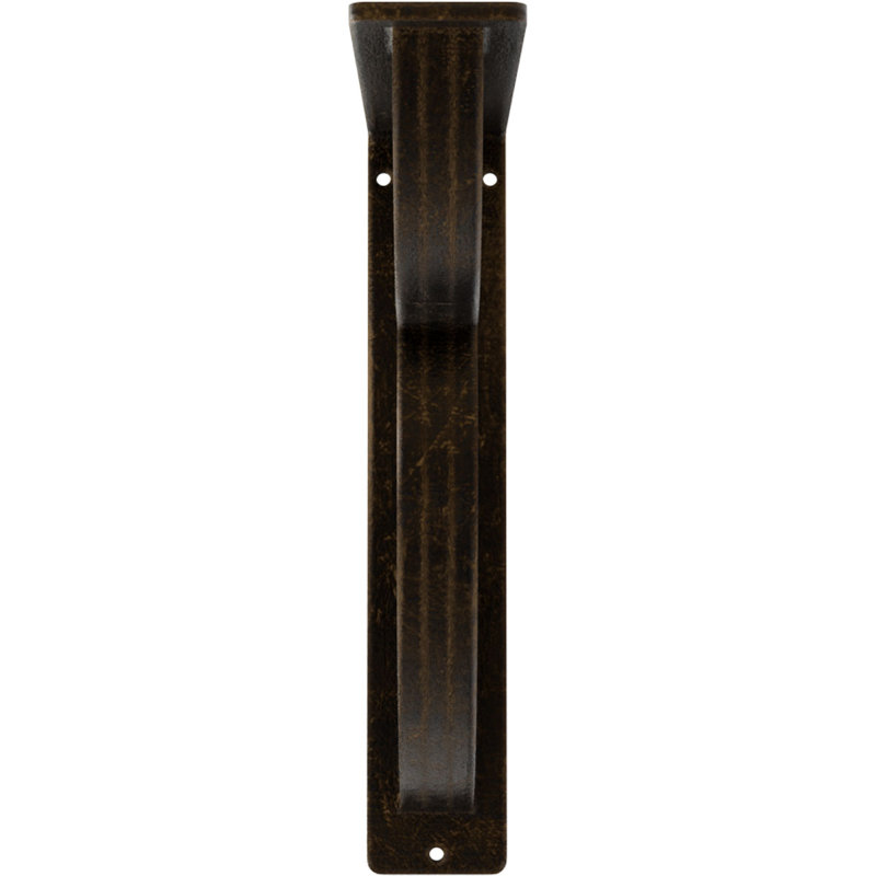 Support en fer forgé Versailles, Laiton antique, H 10 po x l 2 po x P 7,5 po