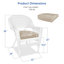 Chaise de patio avec coussins Arliss-671402772-671402794