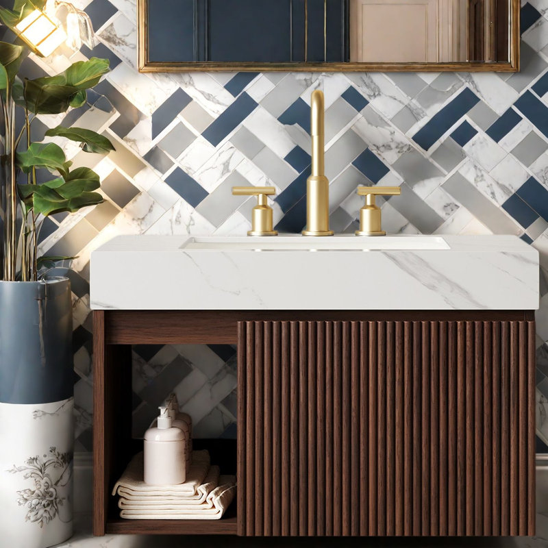 Wall Mounted Single Double With Top, 29.92