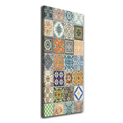 Ceramic Tiles - Wrapped Canvas Print