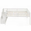 Lit mezzanine simple avec escalier, aucun sommier nécessaire, robuste et amp; Durable-1891151775