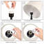 Lampe de table 22,5 po noire
