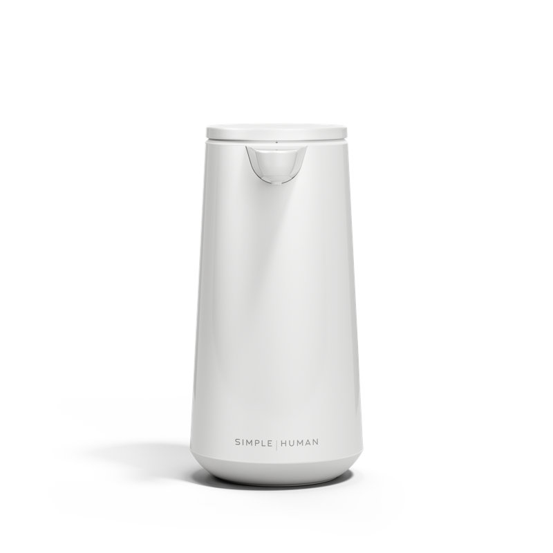 sensor pump foam, white steel, White