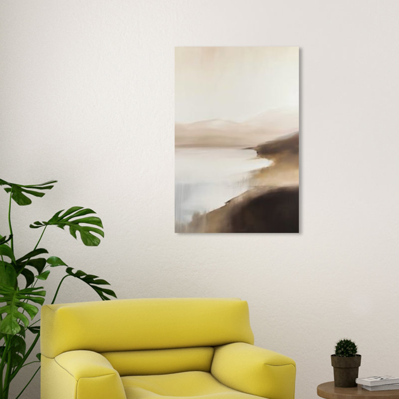 Misty Lakeshore sur toile, H 30 po x l 20 po x P 0,8 po