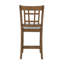 Ensemble de salle à manger 5 pièces à hauteur de comptoir extensible avec chaises rembourrées et base de rangement-131216911