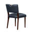 Ensemble de 2 chaises de salle à manger en simili cuir Bryson Midnight