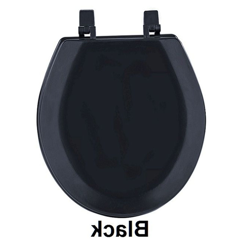 Siège de toilette rond Royal Throne, Noir