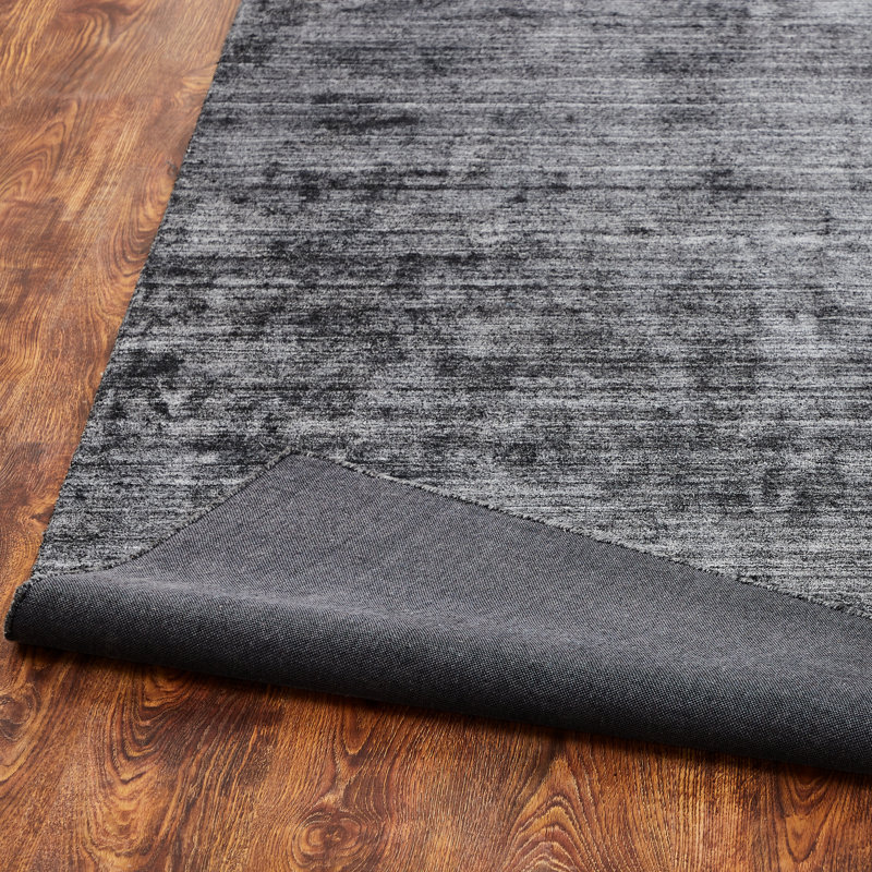 Dona Area Rug in Dark Gray, Runner 2'6" x 10'