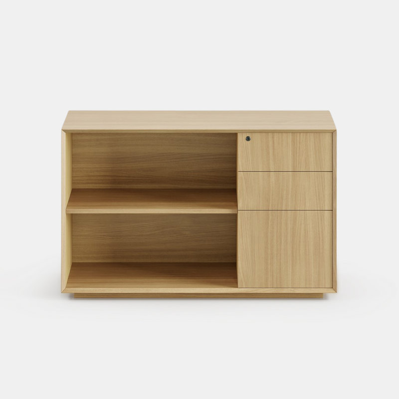 Credenza, Right, Woodgrain