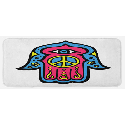 Eclectic Polyester Kitchen Mat