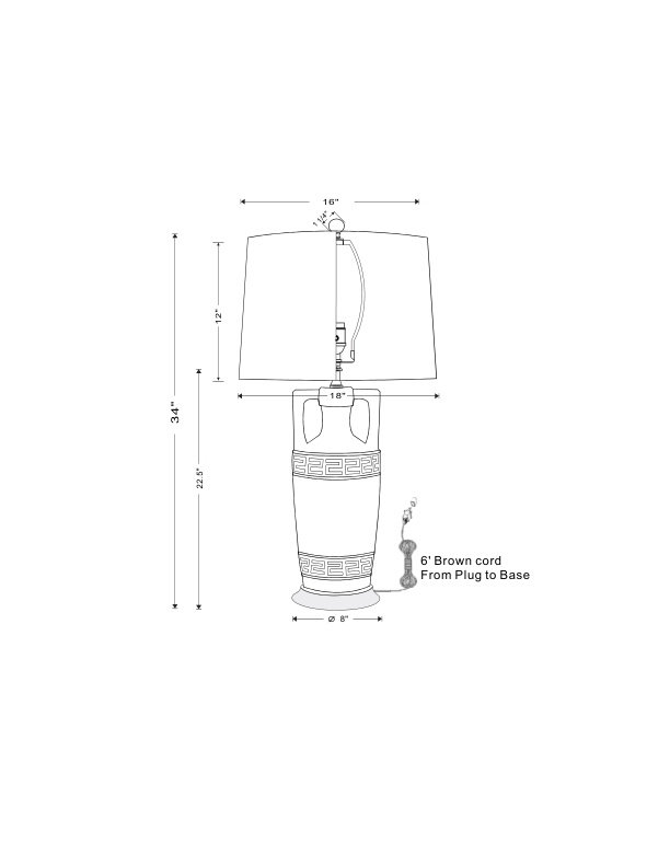 Regency Table Lamp