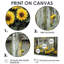 Drotar tournesols et la clôture de ferme I - tournesols, art mural-783858886-783858887-783858891
