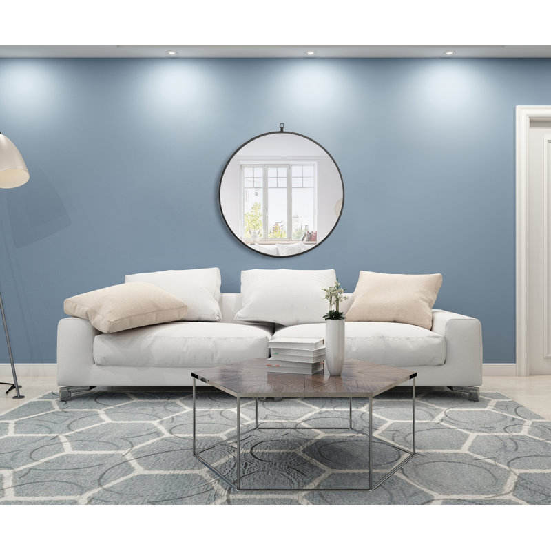 Miroir Cassie, Noir, 39 po x 39 po