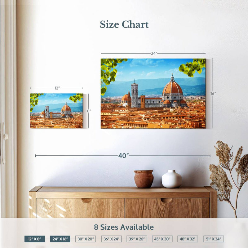 Kavia Scenic Florence Cathedral, 16" H x 24" W