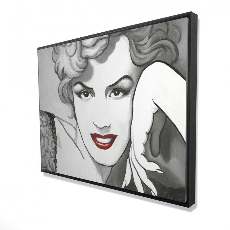 Impression rétro sur toile Marilyn Monroe