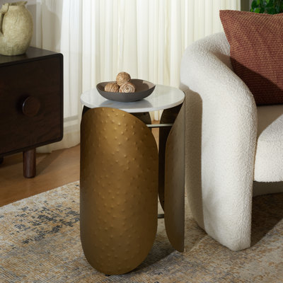 Table d'appoint ronde Sherleen
