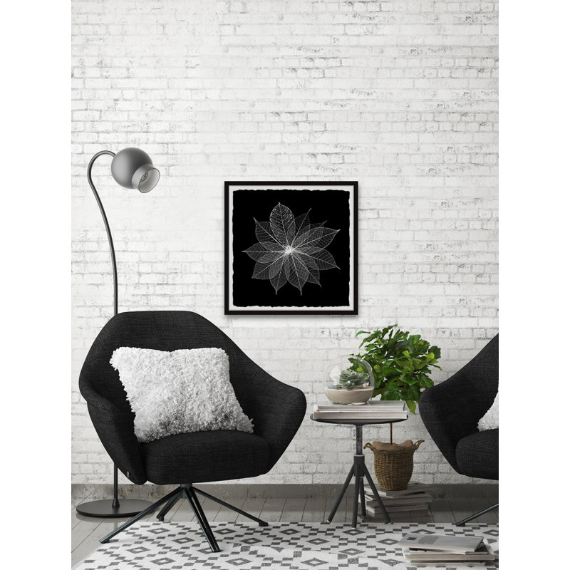 Leaf Splash - Single Picture Frame Painting, 61cm H x 61cm W x 3.81cm D