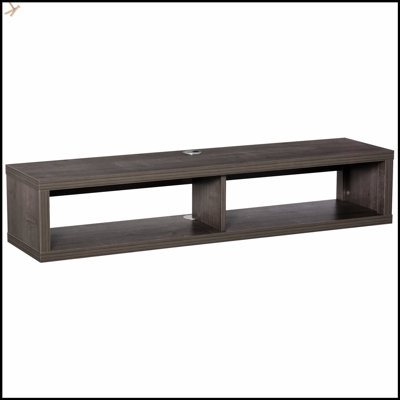 Wall Mounted TV Stand With Floating Storage Shelf, Stylish And Space-Saving For Living Room Or Home Office