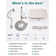 12 Inch All-metal Dual Shower Head with Massage Mode Equipped 