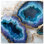Art mural en acrylique Beryl Brood II Geode par Art Remedy, prêt à être suspendu