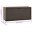 WFX Utility 44cm W 290L Water Resistant Plastic Lockable Deck Box in Brown