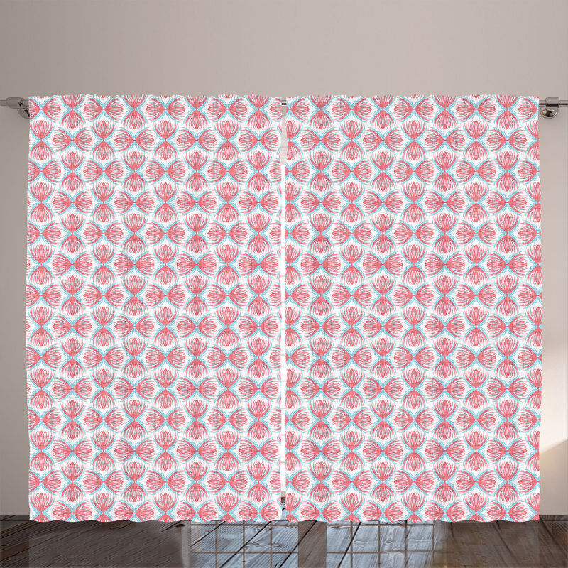 Semi Sheer Curtain Pair