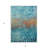 HomeRoots 3' X 5' Blue Abstract Washable Indoor Outdoor Area Rug