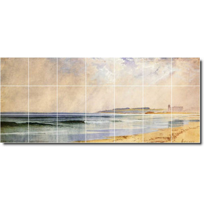 84" x 36" Ceramic Painting Decorative Mural Tile 12" x 12"