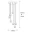 Luminaire suspendu à 7 lumières Brevoort