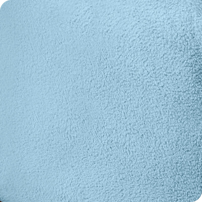 Drap-housse en micro-molleton très doux, Drap-housse pour taille de lit double, Bleu clair