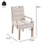 Chaises de salle à manger confort, tissu et bois de style moderne pour la cuisine