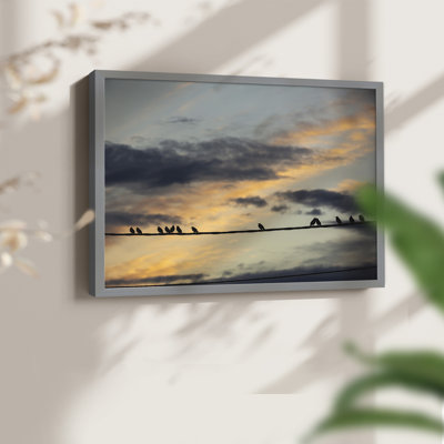 Break Time -Framed Print - Restickable