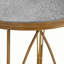 Everett Glass Top End Table